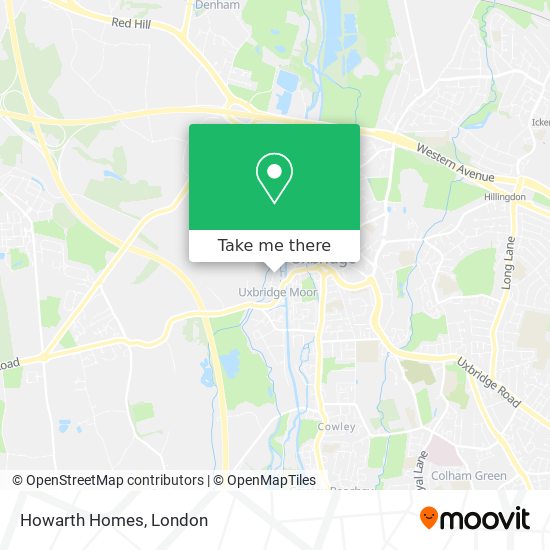 Howarth Homes map