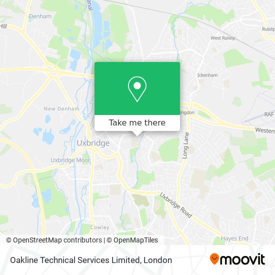 Oakline Technical Services Limited map