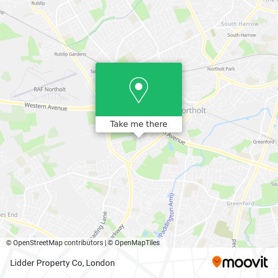 Lidder Property Co map