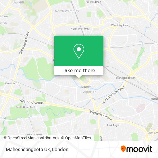 Maheshsangeeta Uk map