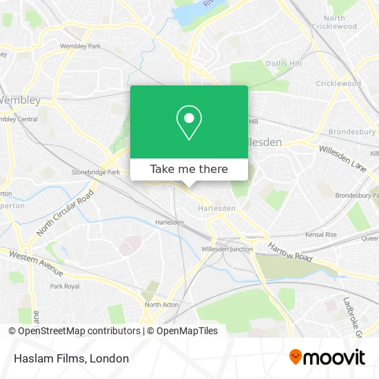 Haslam Films map