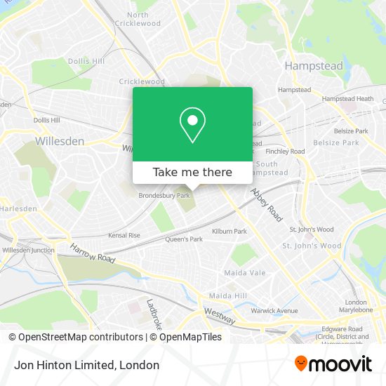Jon Hinton Limited map