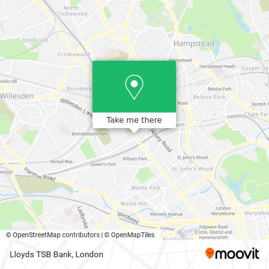 Lloyds TSB Bank map