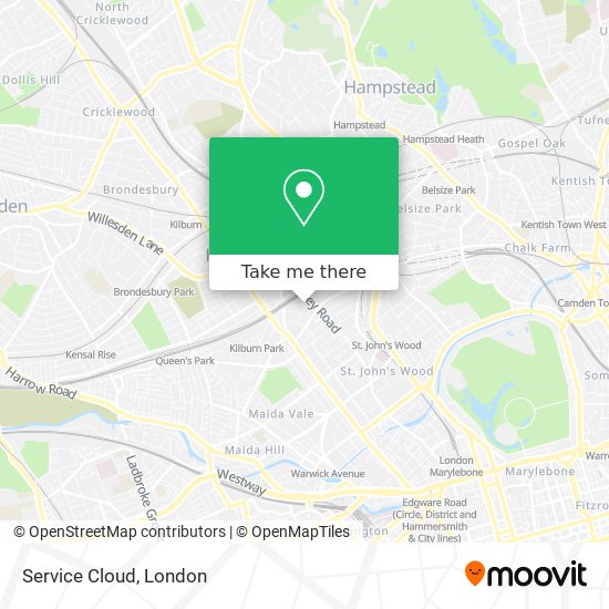 Service Cloud map