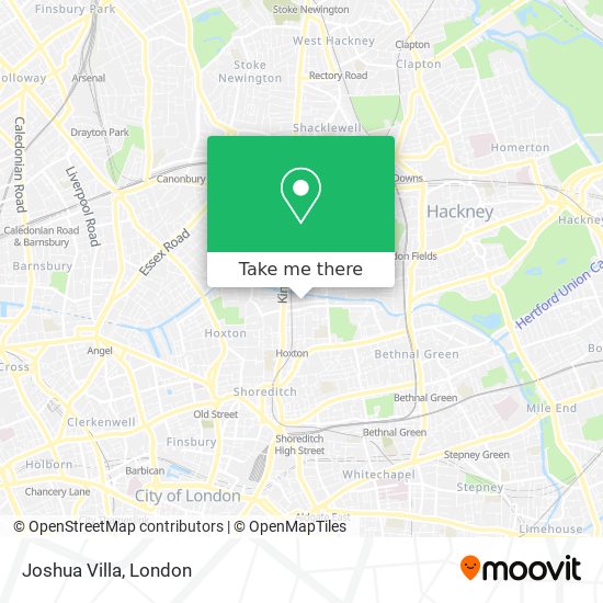 Joshua Villa map