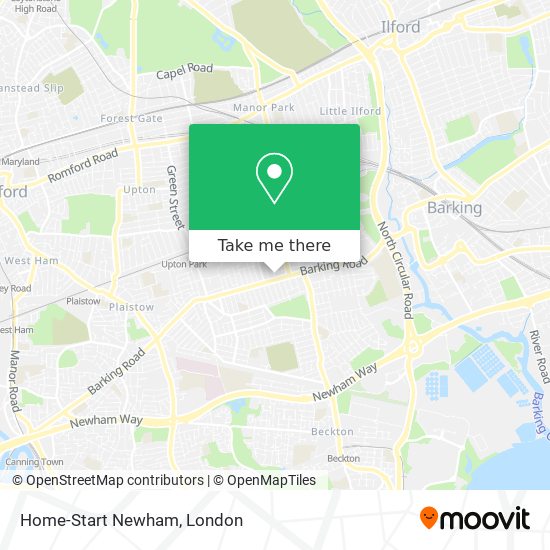 Home-Start Newham map