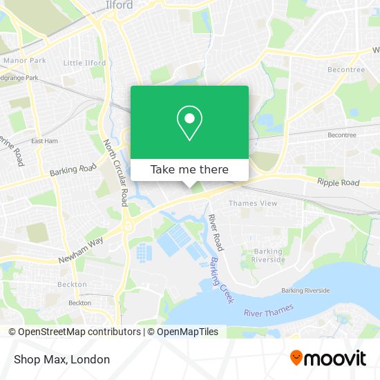 Shop Max map