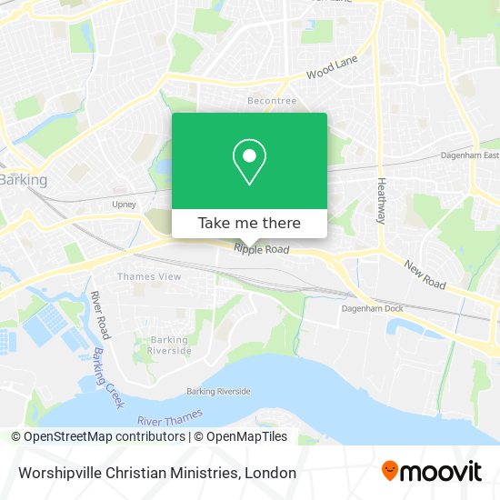 Worshipville Christian Ministries map