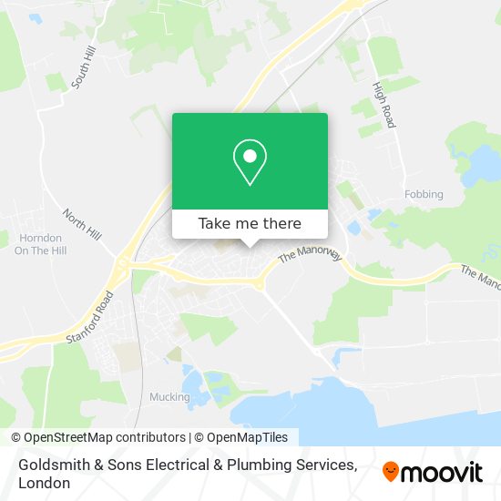 Goldsmith & Sons Electrical & Plumbing Services map