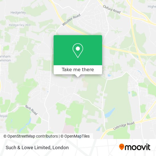 Such & Lowe Limited map
