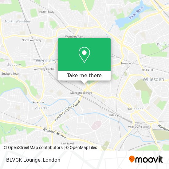 BLVCK Lounge map