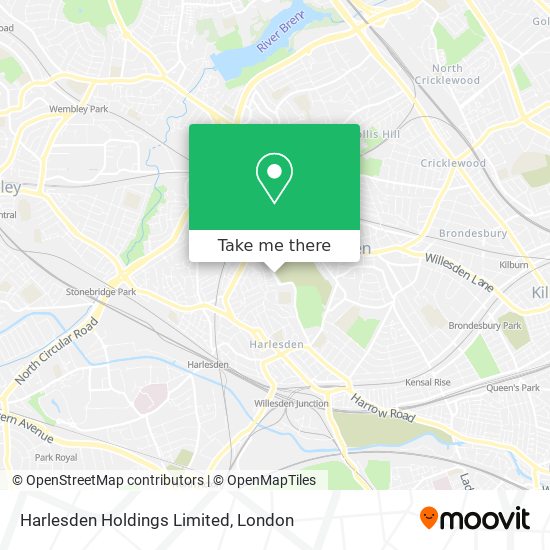 Harlesden Holdings Limited map