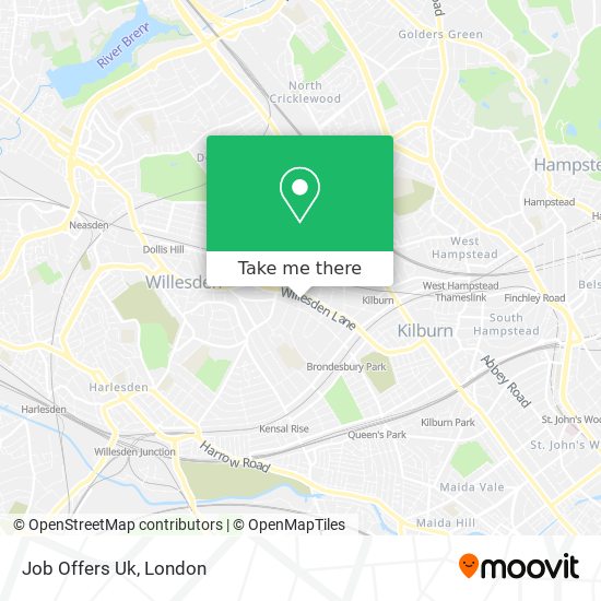 Job Offers Uk map