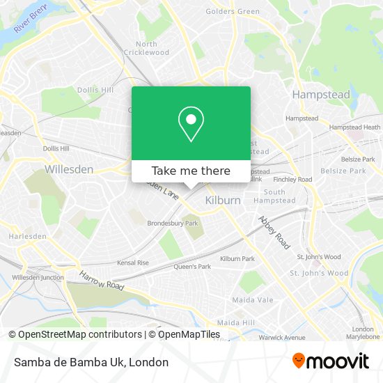 Samba de Bamba Uk map