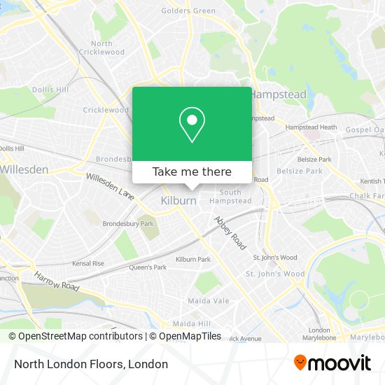 North London Floors map