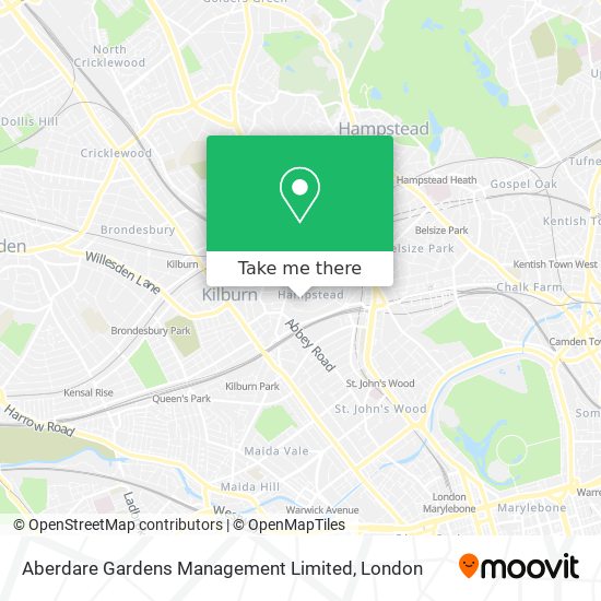 Aberdare Gardens Management Limited map