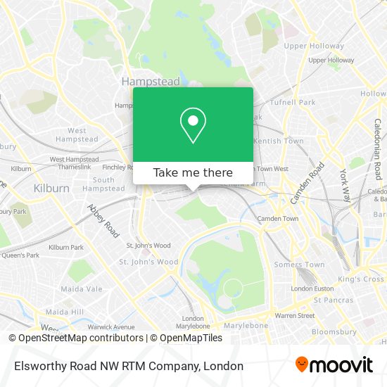 Elsworthy Road NW RTM Company map