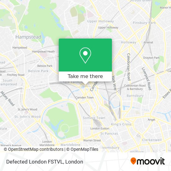 Defected London FSTVL map