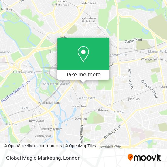 Global Magic Marketing map