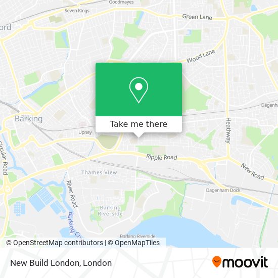New Build London map