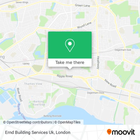 Ernd Building Services Uk map