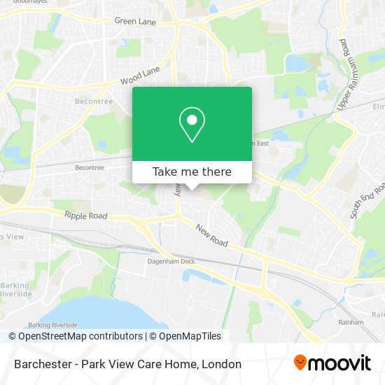 Barchester - Park View Care Home map