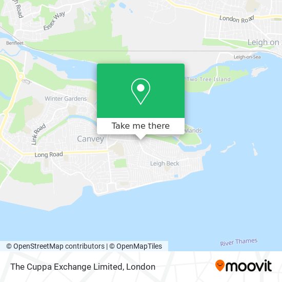 The Cuppa Exchange Limited map