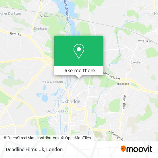 Deadline Films Uk map