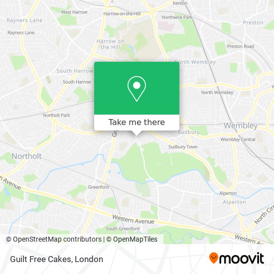 Guilt Free Cakes map