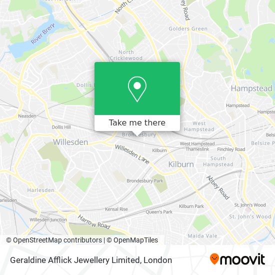 Geraldine Afflick Jewellery Limited map