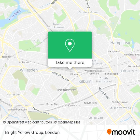 Bright Yellow Group map