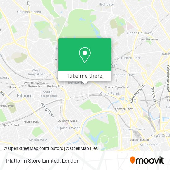 Platform Store Limited map
