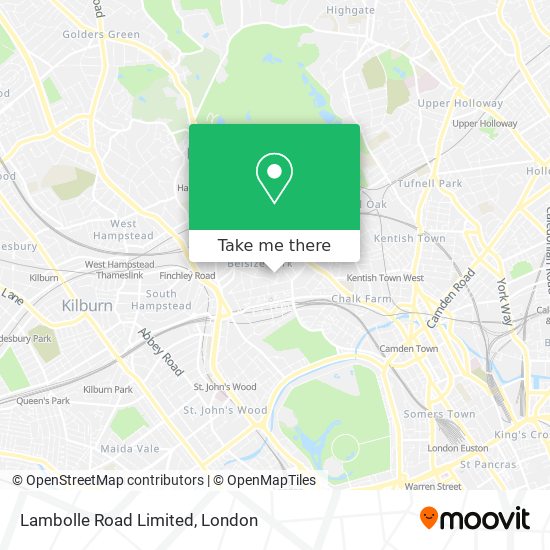 Lambolle Road Limited map