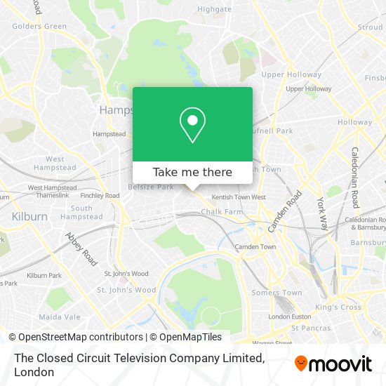The Closed Circuit Television Company Limited map