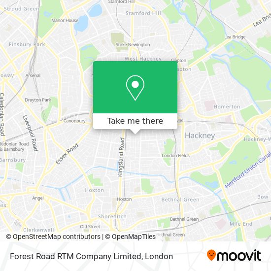 Forest Road RTM Company Limited map