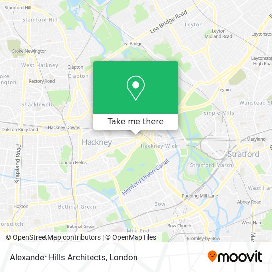 Alexander Hills Architects map