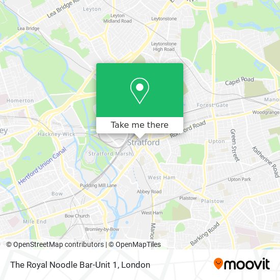 The Royal Noodle Bar-Unit 1 map