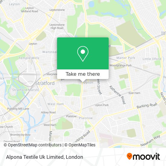 Alpona Textile Uk Limited map