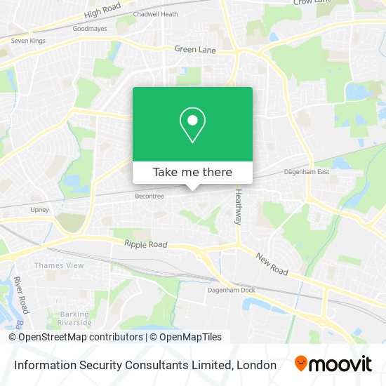 Information Security Consultants Limited map
