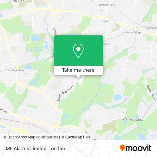 MF Alarms Limited map