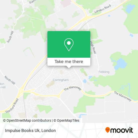Impulse Books Uk map