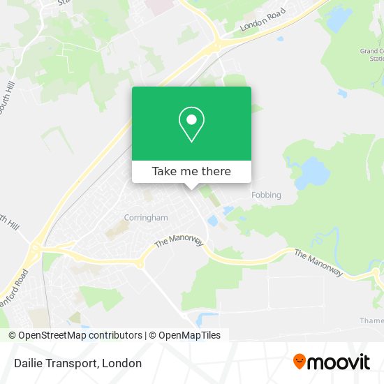 Dailie Transport map