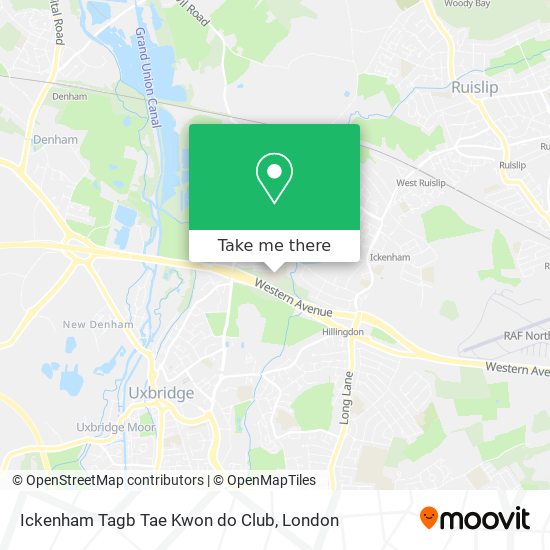 Ickenham Tagb Tae Kwon do Club map