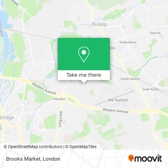 Brooks Market map
