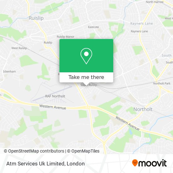 Atm Services Uk Limited map