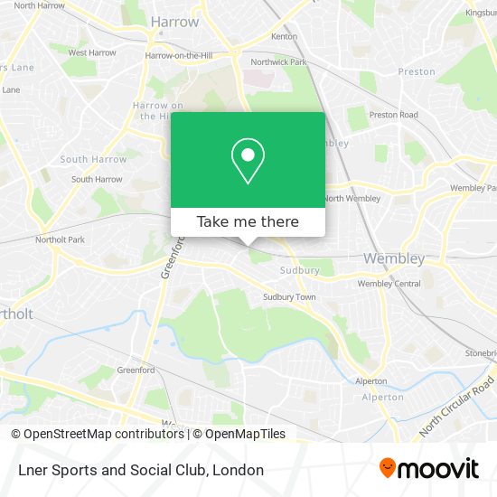 Lner Sports and Social Club map