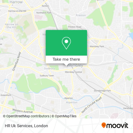 HR Uk Services map