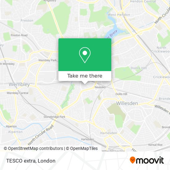 TESCO extra map