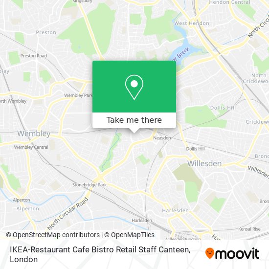 IKEA-Restaurant Cafe Bistro Retail Staff Canteen map