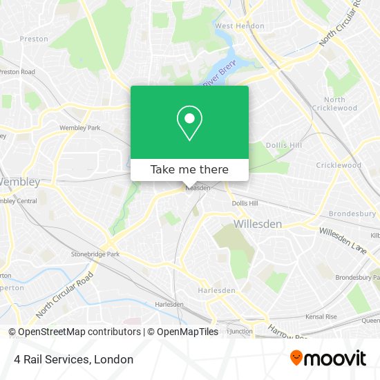 4 Rail Services map